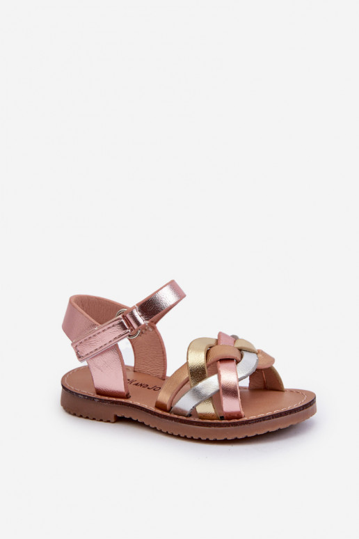 sandales Enfants avec attaches adhésives Z Przeplatającymi Się Paseczkami différentes couleurs Dianttha sandales Enfants avec attaches adhésives Z Przeplatającymi Się Paseczkami différentes couleurs Dianttha