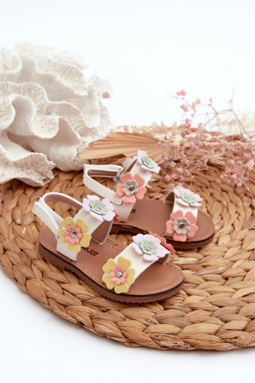 sandales Enfant Ozdobione avec motifs floraux de différentes couleurs Tinette