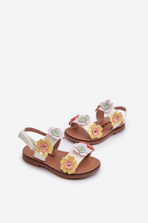 sandales Enfant Ozdobione avec motifs floraux de différentes couleurs Tinette