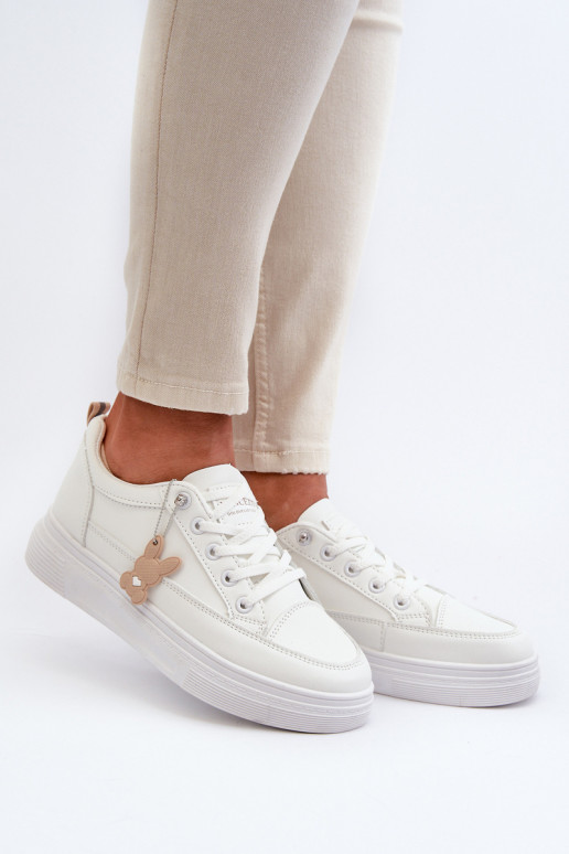 chaussures de loisirs chaussures de sport avec plateforme avec ornements couleur blanche Vinceza 13613