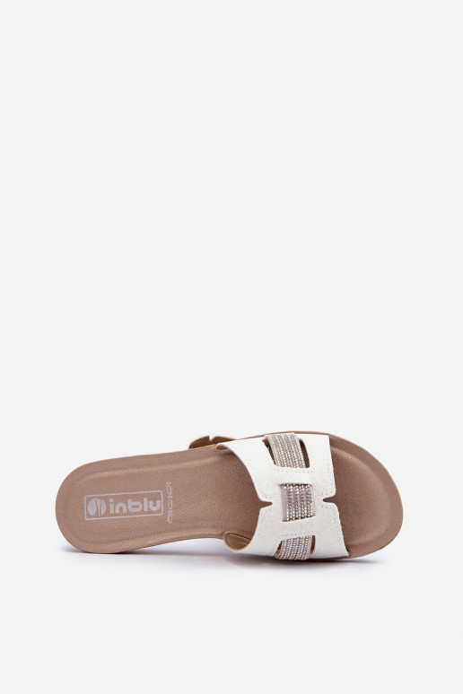 Chaussons brillants confortables Inblu BA000050 blanc Chaussons brillants confortables Inblu BA000050 blanc