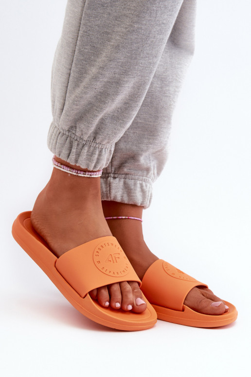 Chaussons Femme 4FMM00FFLIF045-70S couleur orange
