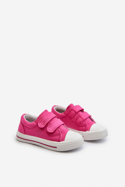 Chaussures décontractées pour enfants avec attaches adhésives Big Star NN374113 rose Chaussures décontractées pour enfants avec attaches adhésives Big Star NN374113 rose