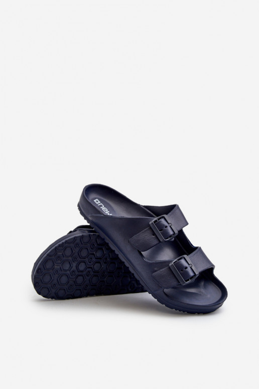 Chaussons Homme Light Chaussons légers à boucles de couleur bleu foncé Avatara Chaussons Homme Light Chaussons légers à boucles de couleur bleu foncé Avatara