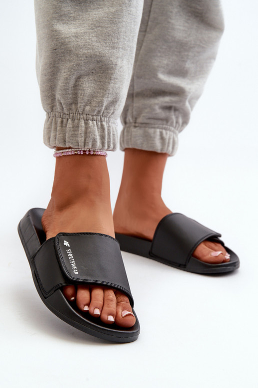 Chaussons femme 4FMM00FFLIF031A-20S noir