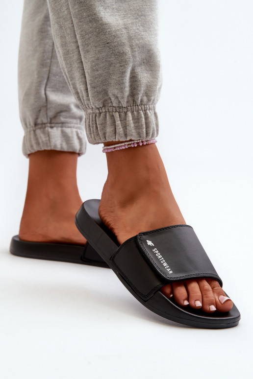 Chaussons femme 4FMM00FFLIF031A-20S noir