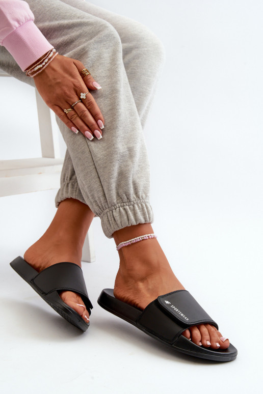 Chaussons femme 4FMM00FFLIF031A-20S noir