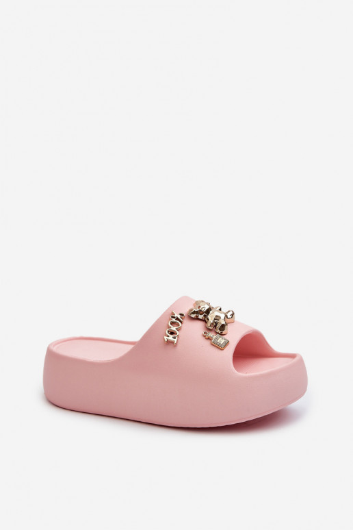 Chaussons femme Lengwa Chaussons légers avec de beaux détails de couleur rose Orchia Chaussons femme Lengwa Chaussons légers avec de beaux détails de couleur rose Orchia