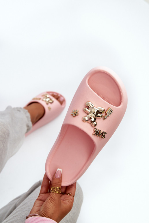 Chaussons femme Lengwa Chaussons légers avec de beaux détails de couleur rose Orchia Chaussons femme Lengwa Chaussons légers avec de beaux détails de couleur rose Orchia