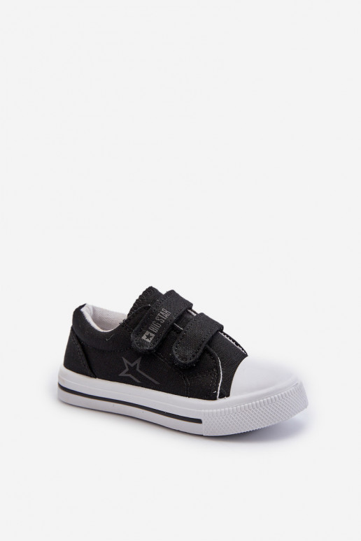 Chaussures de loisirs enfant avec attaches adhésives Big Star NN374111 couleur noir