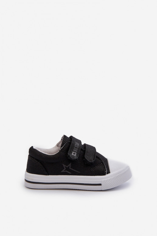 Chaussures de loisirs enfant avec attaches adhésives Big Star NN374111 couleur noir