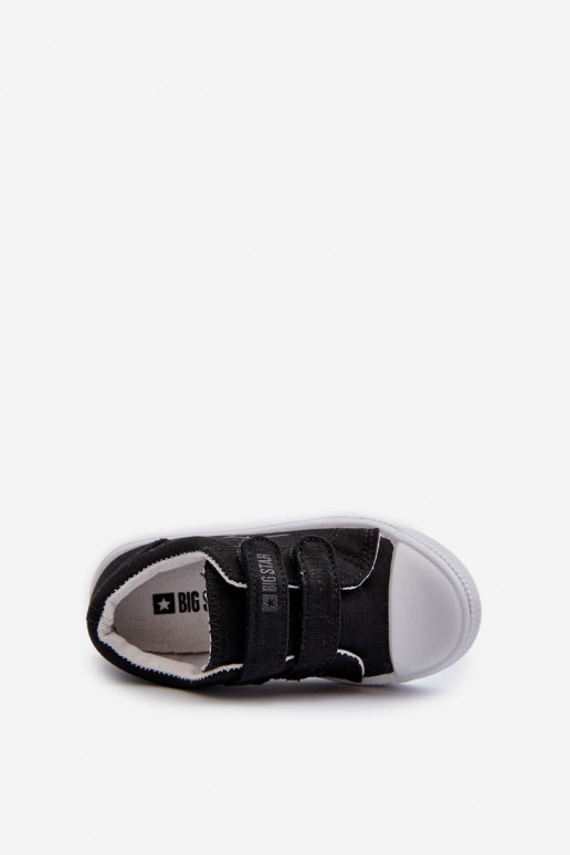 Chaussures de loisirs enfant avec attaches adhésives Big Star NN374111 couleur noir