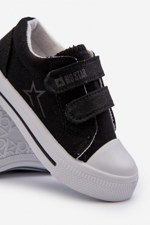 Chaussures de loisirs enfant avec attaches adhésives Big Star NN374111 couleur noir