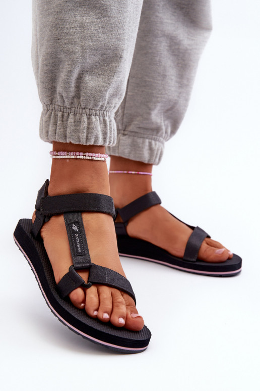 Sandales style sport pour femmes 4FRSS24FSANF054-23S couleur gris