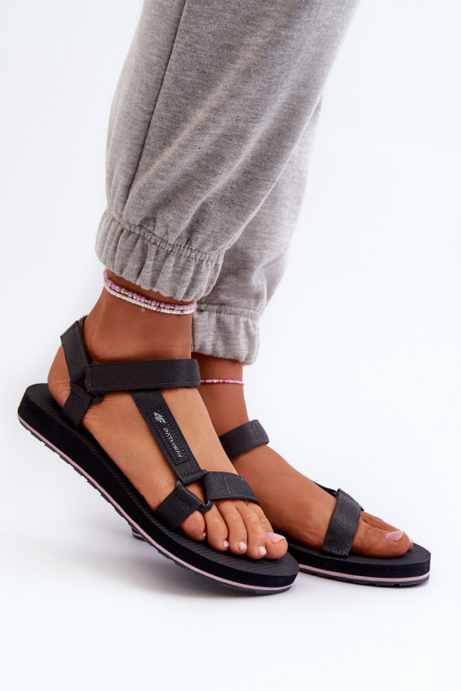 Sandales style sport pour femmes 4FRSS24FSANF054-23S couleur gris