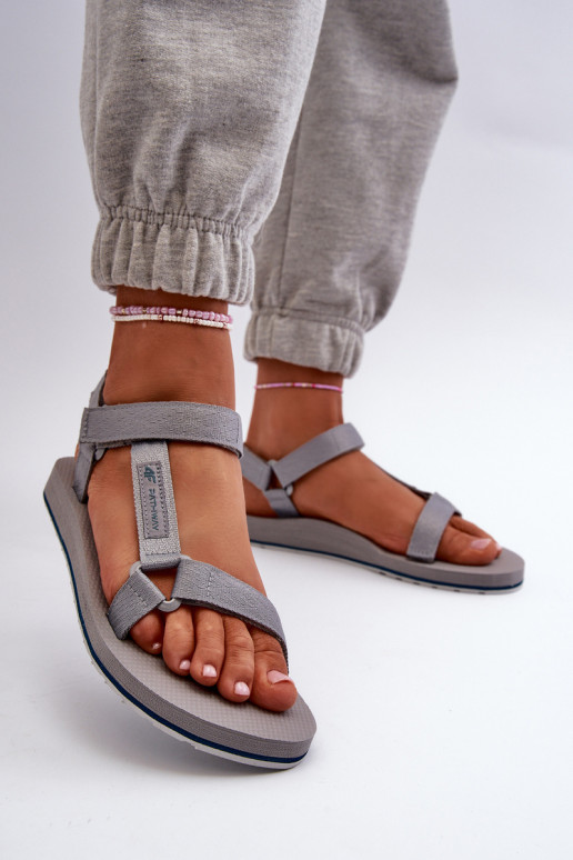 Sandales style sport pour femmes 4FRSS24FSANF054-20S couleur gris