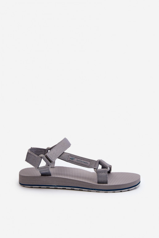 Sandales style sport pour femmes 4FRSS24FSANF054-20S couleur gris