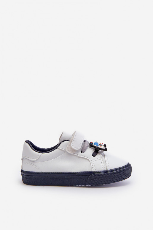 Baskets enfants chaussures de loisirs Z Przypinku couleur blanc-bleu foncé Pennyn