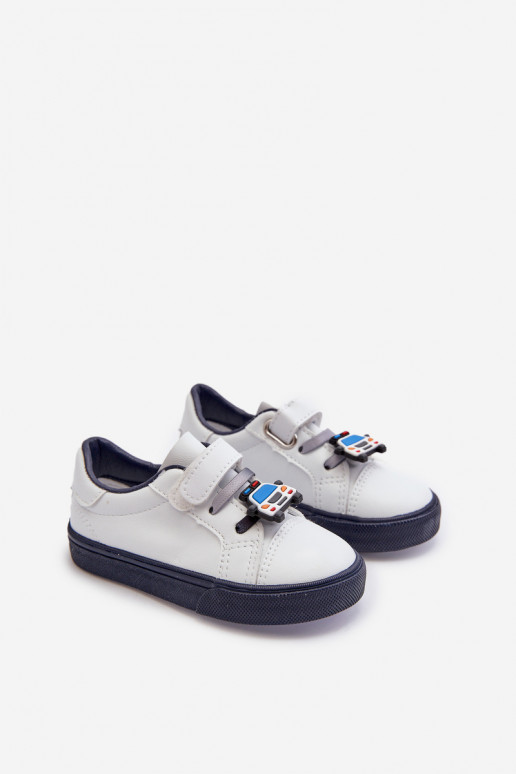 Baskets enfants chaussures de loisirs Z Przypinku couleur blanc-bleu foncé Pennyn