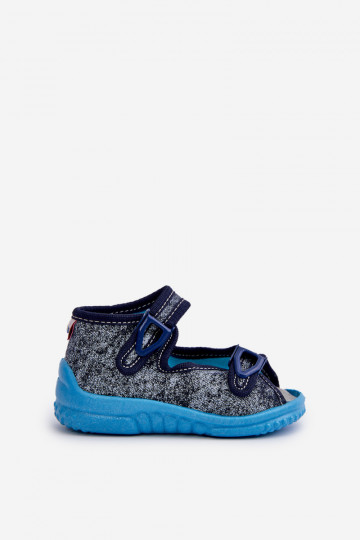 Chaussons sandales Enfants NEL 310-19 GOKIDS couleur gris 2