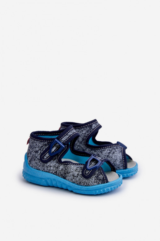 Chaussons sandales Enfants NEL 310-19 GOKIDS couleur gris