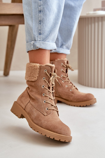 Bottines de travail chauffantes pour femmes To the Castle couleur marron Mivael