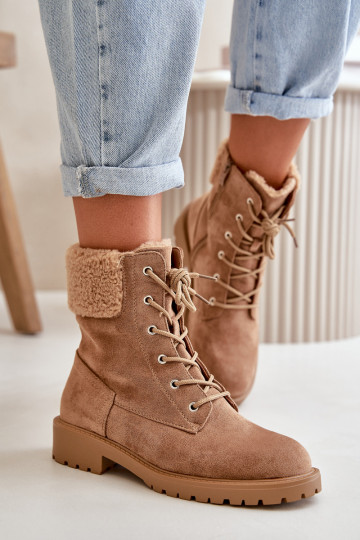 Bottines de travail chauffantes pour femmes To the Castle couleur marron Mivael 2