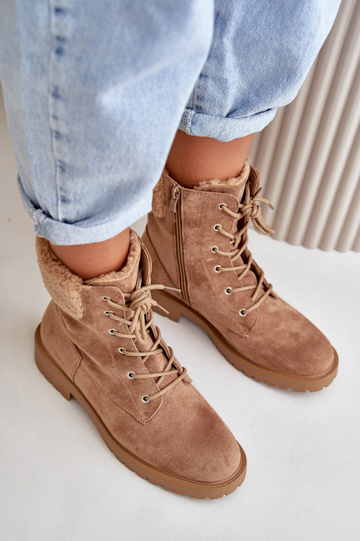 Bottines de travail chauffantes pour femmes To the Castle couleur marron Mivael Bottines de travail chauffantes pour femmes To the Castle couleur marron Mivael