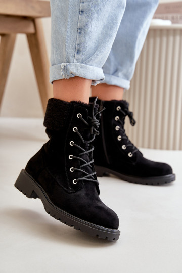 Bottines de travail chauffantes pour femmes To the Castle de couleur noire Mivael