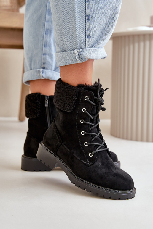 Bottines de travail chauffantes pour femmes To the Castle de couleur noire Mivael