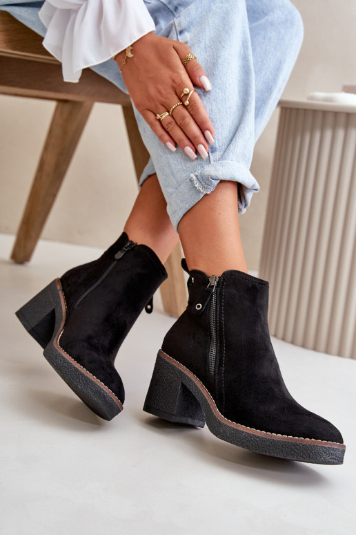 Bottes chauffantes pour femmes Z en éco-daim couleur noire Velarilla Bottes chauffantes pour femmes Z en éco-daim couleur noire Velarilla