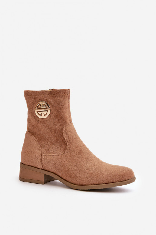 Bottes Pour Femmes Bouclées Au Château Avec Des Détails Ornés En Daim Écologique En Beige Lerioria Bottes Pour Femmes Bouclées Au Château Avec Des Détails Ornés En Daim Écologique En Beige Lerioria