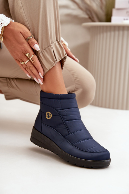 Bottes de neige Féminin réchauffer bleu foncé Helis Bottes de neige Féminin réchauffer bleu foncé Helis