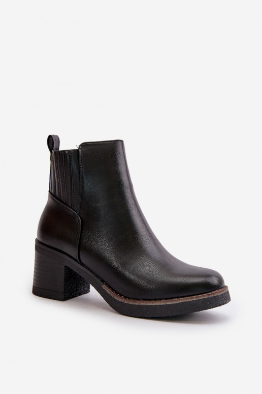 réchauffer Bottes pour femmes Eko Peau couleur noire Irittes