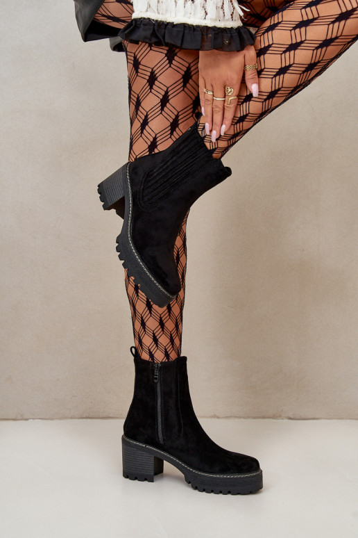 Bottes pour femmes Z en daim écologiqueu réchauffer couleur noire Nevitas Bottes pour femmes Z en daim écologiqueu réchauffer couleur noire Nevitas