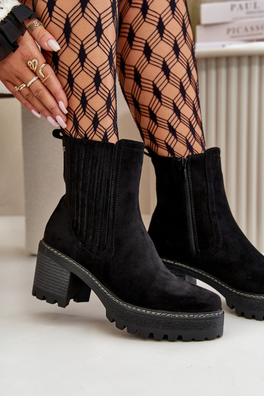 Bottes pour femmes Z en daim écologiqueu réchauffer couleur noire Nevitas Bottes pour femmes Z en daim écologiqueu réchauffer couleur noire Nevitas