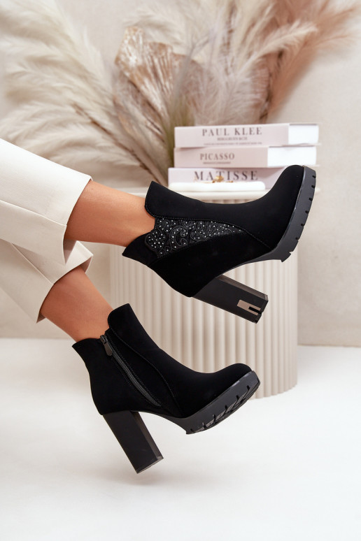 réchauffer Bottes pour femmes Dans un poste élevé Z Haftem couleur noire Verissae réchauffer Bottes pour femmes Dans un poste élevé Z Haftem couleur noire Verissae