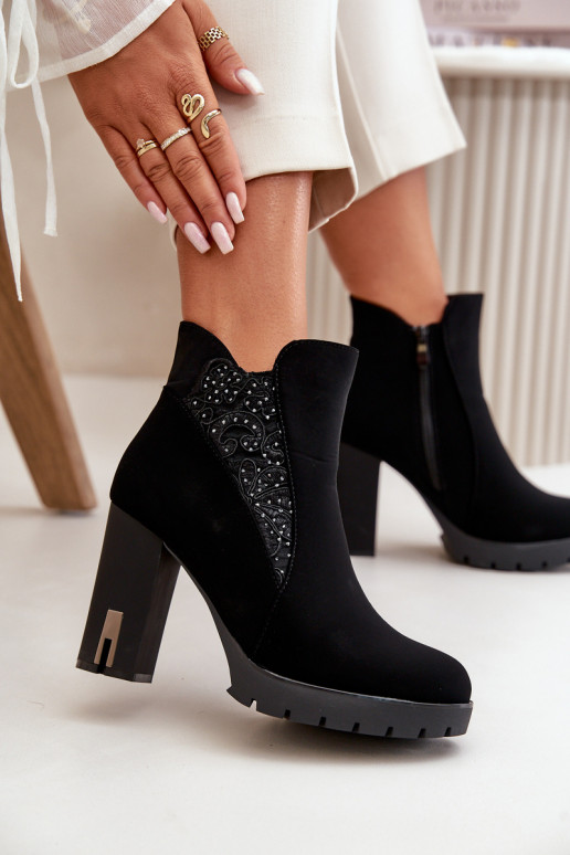 réchauffer Bottes pour femmes Dans un poste élevé Z Haftem couleur noire Verissae réchauffer Bottes pour femmes Dans un poste élevé Z Haftem couleur noire Verissae