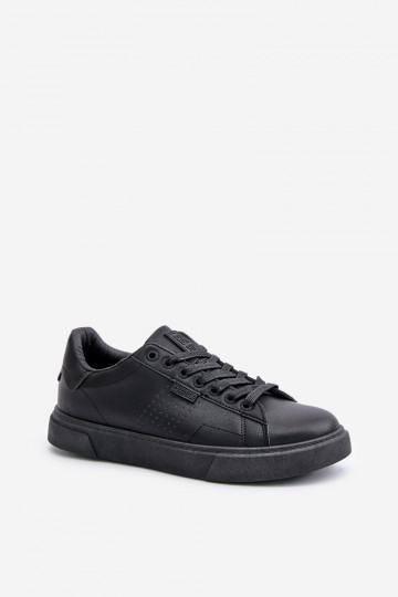 chaussures décontractées Chaussures modèle baskets pour hommes en cuir écologique Big Star OO174117 couleur noire