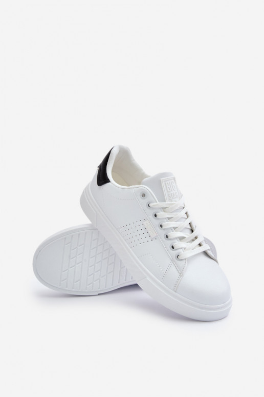 chaussures décontractées Chaussures modèle baskets pour hommes en cuir écologique Big Star OO174115 couleur blanche chaussures décontractées Chaussures modèle baskets pour hommes en cuir écologique Big Star OO174115 couleur blanche