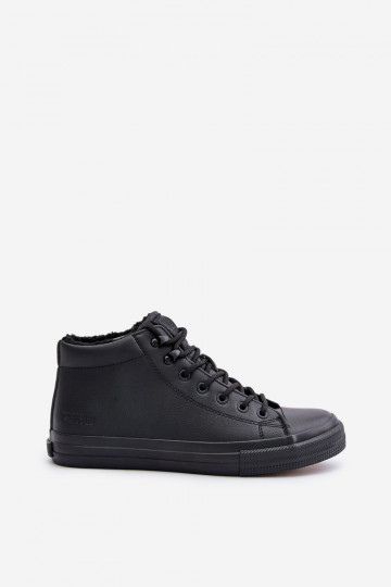 réchauffer Chaussures décontractées pour hommes en cuir écologique Big Star OO174607 couleur noire 2