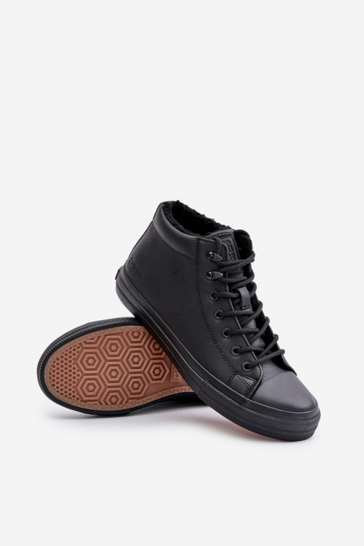 réchauffer Chaussures décontractées pour hommes en cuir écologique Big Star OO174607 couleur noire réchauffer Chaussures décontractées pour hommes en cuir écologique Big Star OO174607 couleur noire