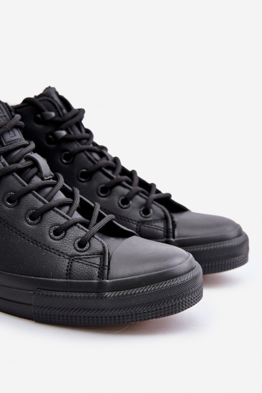 réchauffer Chaussures décontractées pour hommes en cuir écologique Big Star OO174607 couleur noire réchauffer Chaussures décontractées pour hommes en cuir écologique Big Star OO174607 couleur noire