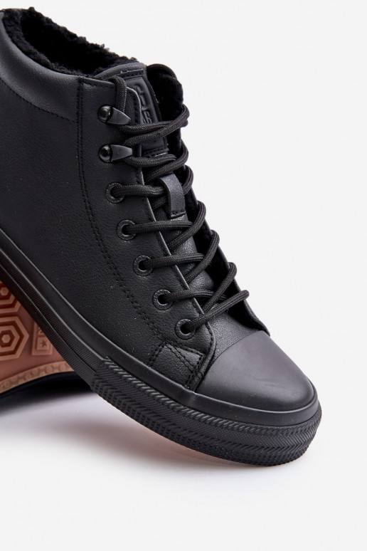 réchauffer Chaussures décontractées pour hommes en cuir écologique Big Star OO174607 couleur noire réchauffer Chaussures décontractées pour hommes en cuir écologique Big Star OO174607 couleur noire