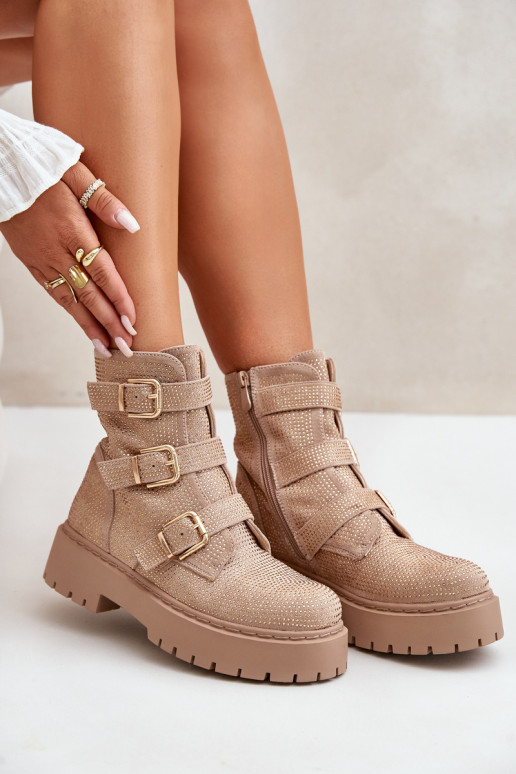 réchauffer Bottes pour femmes Avec décoration beige Ciascia réchauffer Bottes pour femmes Avec décoration beige Ciascia