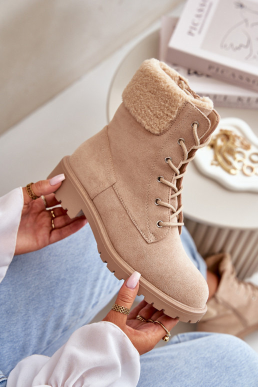 Bottines de travail chauffantes pour femmes To the Castle couleur beige Mivael Bottines de travail chauffantes pour femmes To the Castle couleur beige Mivael