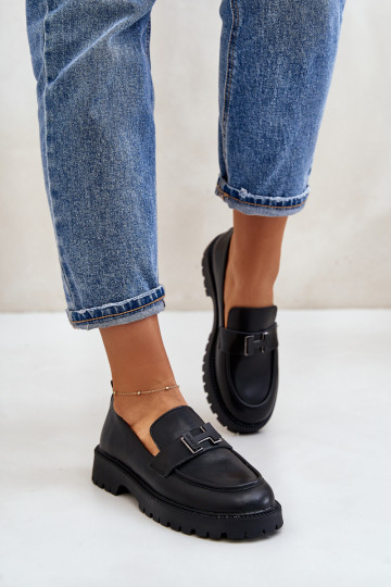 mocassins pour femmes Eko Peau Vinceza 62187 couleur noire
