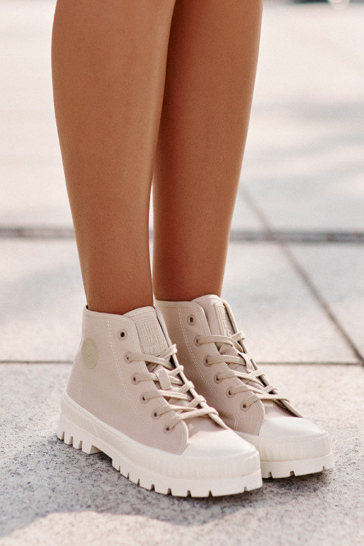 Chaussures de loisirs avec une botte À cause de Kubo Big Star OO274006 beige Chaussures de loisirs avec une botte À cause de Kubo Big Star OO274006 beige