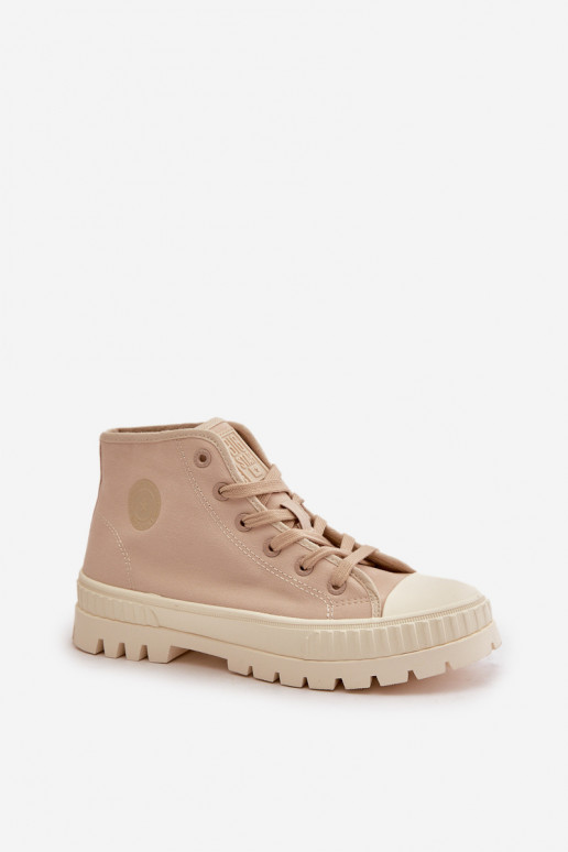 Chaussures de loisirs avec une botte À cause de Kubo Big Star OO274006 beige Chaussures de loisirs avec une botte À cause de Kubo Big Star OO274006 beige