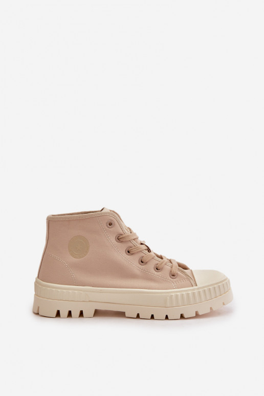 Chaussures de loisirs avec une botte À cause de Kubo Big Star OO274006 beige Chaussures de loisirs avec une botte À cause de Kubo Big Star OO274006 beige